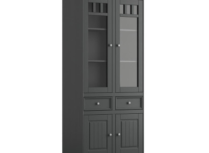 Modern Showcases Wardrobe Display case Handcraft Solid Wood Cabinets Solid Wood Glass